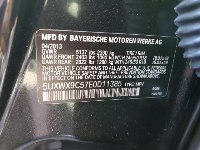 Photo 9 VIN: 5UXWX9C57E0D11385 - BMW X3 XDRIVE2 