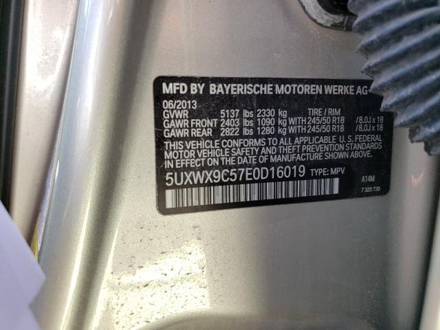 Photo 11 VIN: 5UXWX9C57E0D16019 - BMW X3 XDRIVE2 