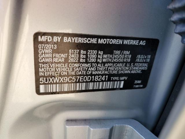 Photo 12 VIN: 5UXWX9C57E0D18241 - BMW X3 XDRIVE2 