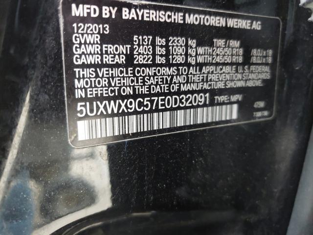 Photo 9 VIN: 5UXWX9C57E0D32091 - BMW X3 XDRIVE2 