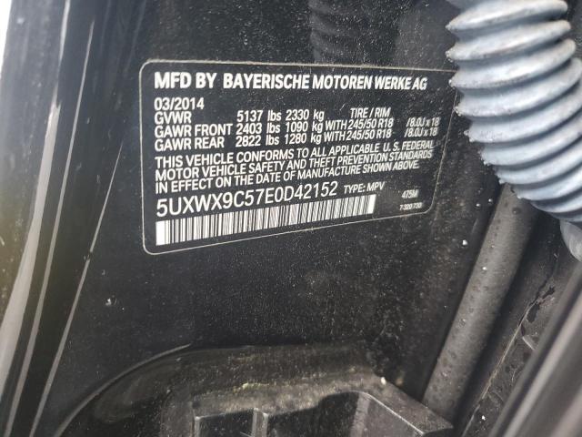 Photo 13 VIN: 5UXWX9C57E0D42152 - BMW X3 XDRIVE2 