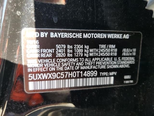 Photo 13 VIN: 5UXWX9C57H0T14899 - BMW X3 