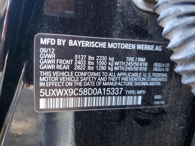 Photo 12 VIN: 5UXWX9C58D0A15337 - BMW X3 XDRIVE2 