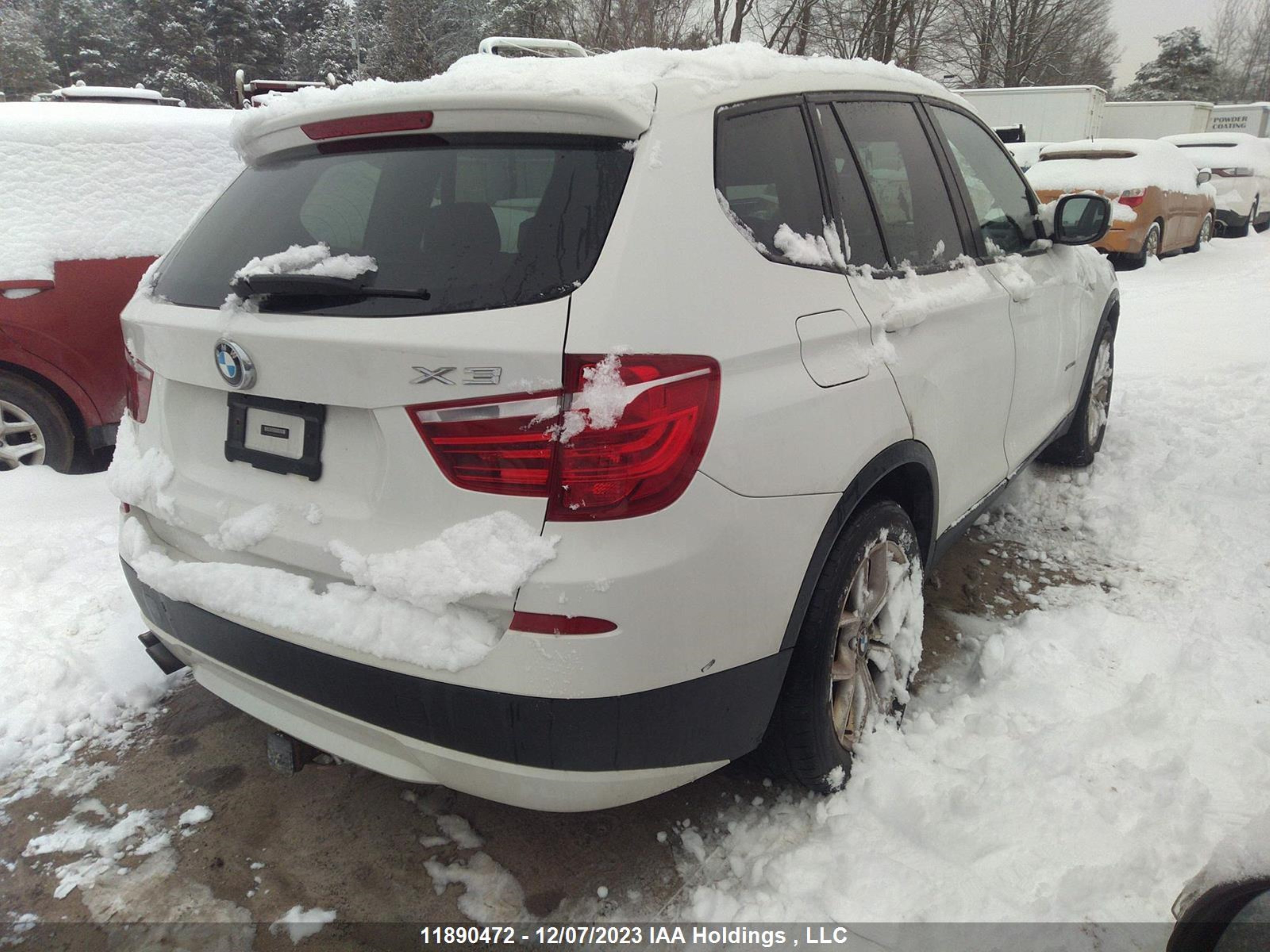 Photo 3 VIN: 5UXWX9C58D0A20375 - BMW X3 