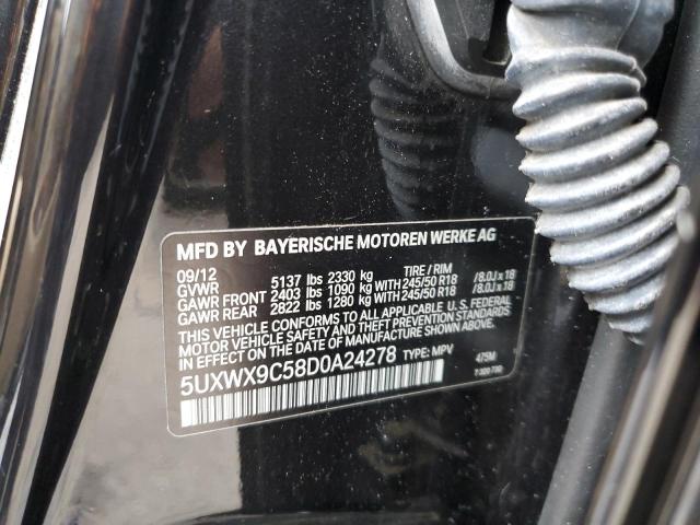 Photo 12 VIN: 5UXWX9C58D0A24278 - BMW X3 XDRIVE2 