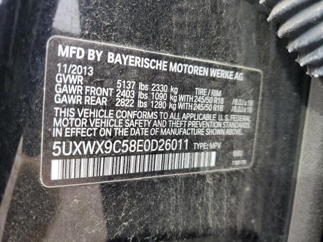 Photo 12 VIN: 5UXWX9C58E0D26011 - BMW X3 XDRIVE2 