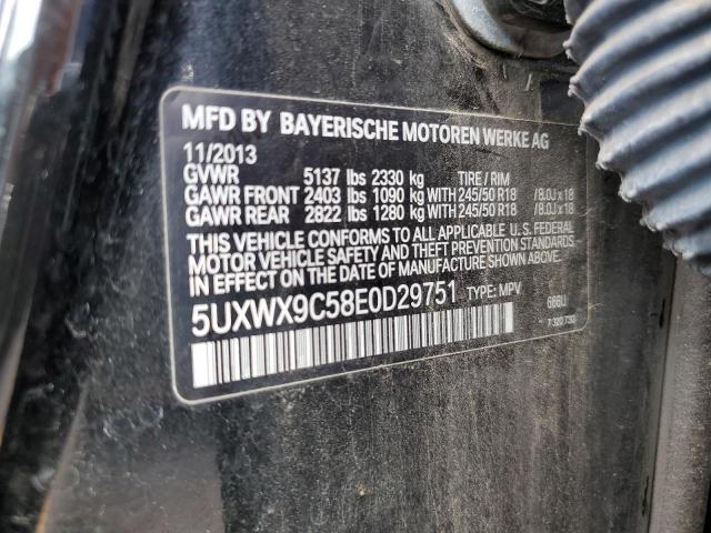 Photo 12 VIN: 5UXWX9C58E0D29751 - BMW X3 