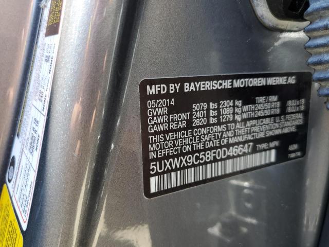 Photo 12 VIN: 5UXWX9C58F0D46647 - BMW X3 XDRIVE2 