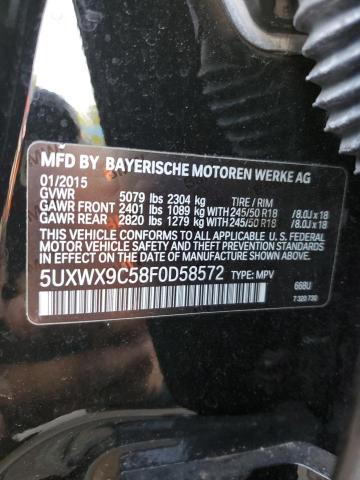 Photo 11 VIN: 5UXWX9C58F0D58572 - BMW X3 