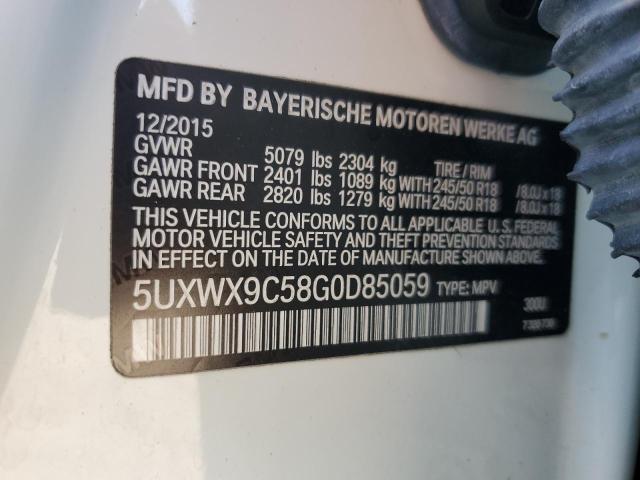 Photo 12 VIN: 5UXWX9C58G0D85059 - BMW X3 XDRIVE2 