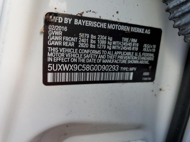 Photo 13 VIN: 5UXWX9C58G0D90293 - BMW X3 XDRIVE2 