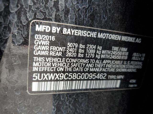 Photo 13 VIN: 5UXWX9C58G0D95462 - BMW X3 