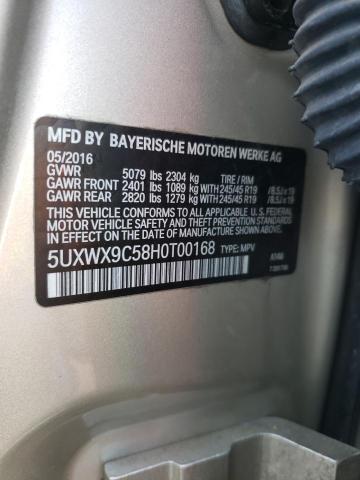 Photo 13 VIN: 5UXWX9C58H0T00168 - BMW X3 XDRIVE2 