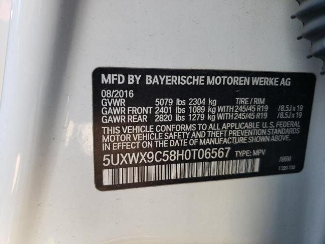 Photo 12 VIN: 5UXWX9C58H0T06567 - BMW X3 