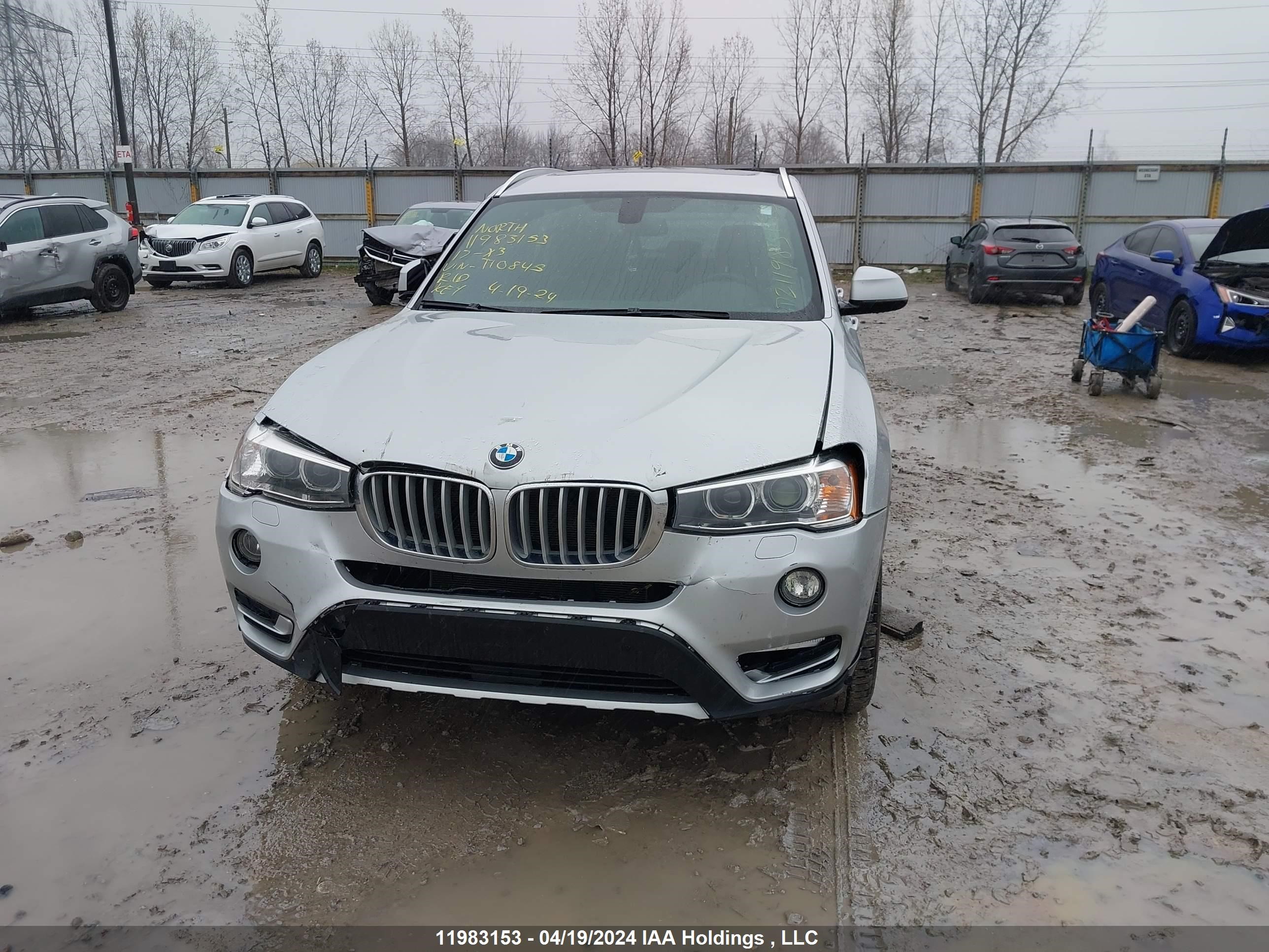 Photo 11 VIN: 5UXWX9C58H0T10845 - BMW X3 