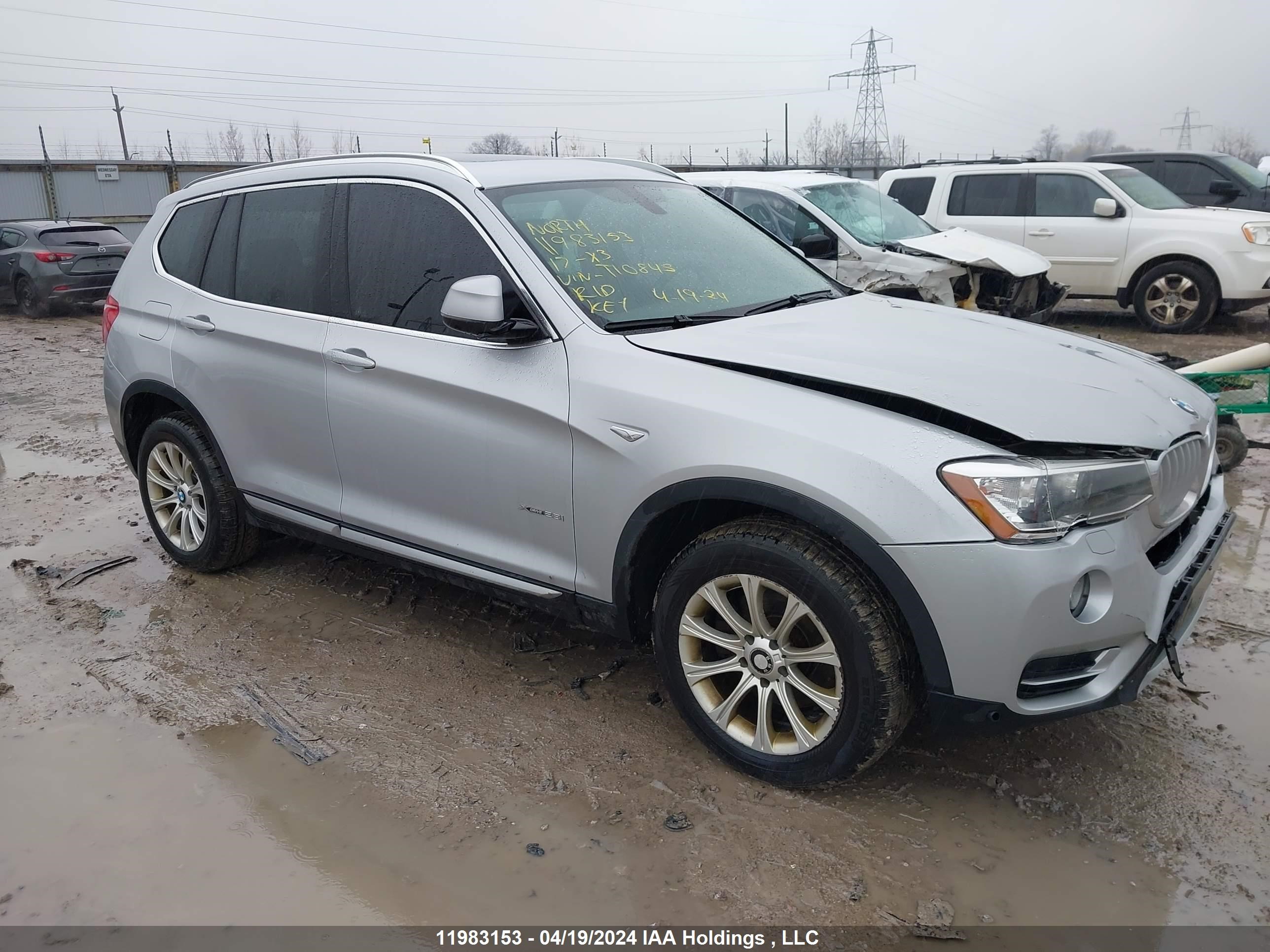 Photo 12 VIN: 5UXWX9C58H0T10845 - BMW X3 