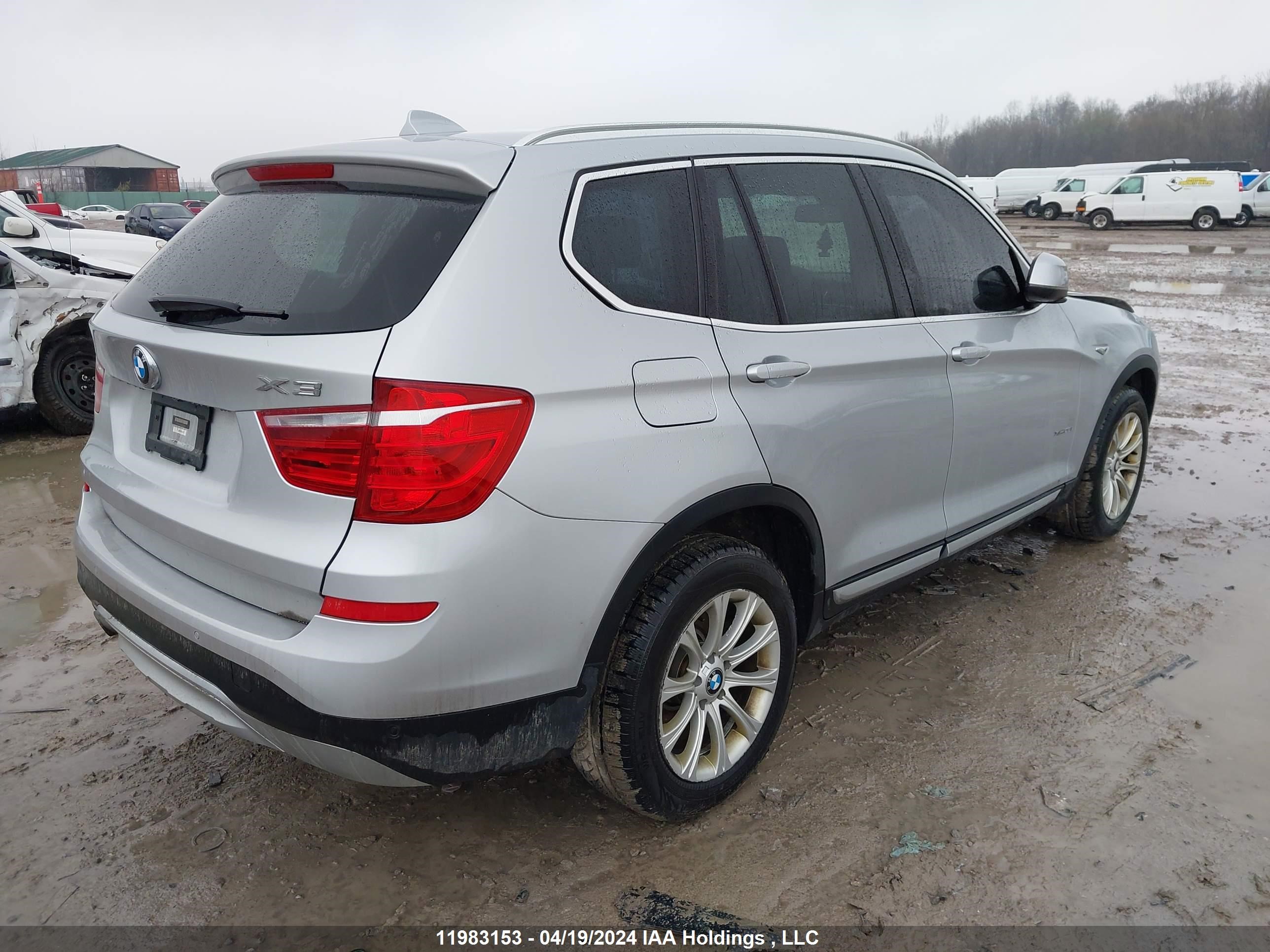 Photo 3 VIN: 5UXWX9C58H0T10845 - BMW X3 