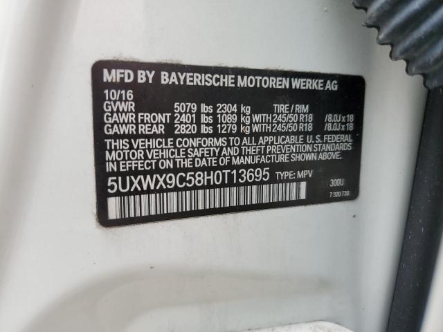 Photo 13 VIN: 5UXWX9C58H0T13695 - BMW X3 XDRIVE2 