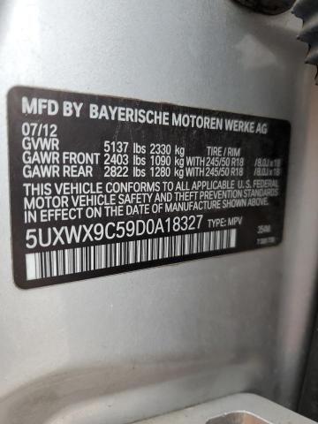 Photo 11 VIN: 5UXWX9C59D0A18327 - BMW X3 