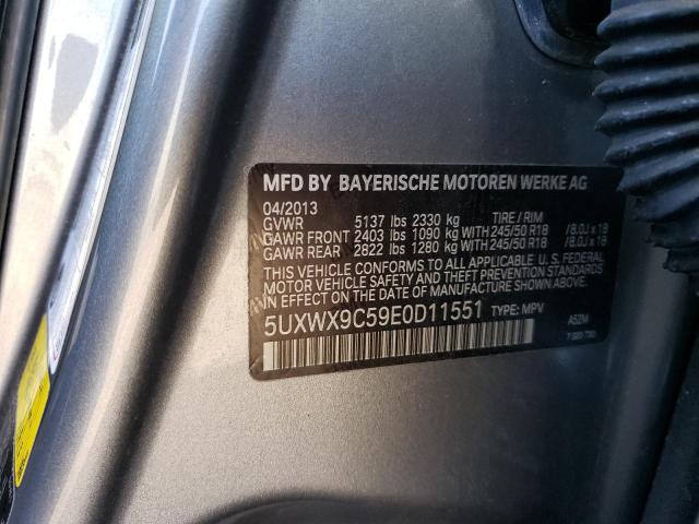 Photo 12 VIN: 5UXWX9C59E0D11551 - BMW X3 XDRIVE2 