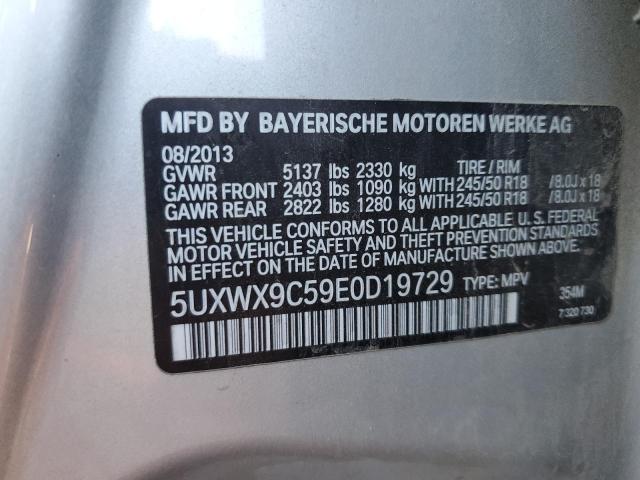 Photo 11 VIN: 5UXWX9C59E0D19729 - BMW X3 