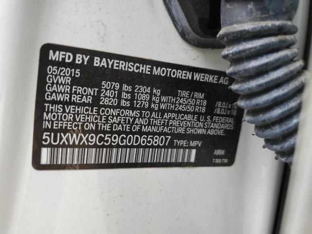 Photo 12 VIN: 5UXWX9C59G0D65807 - BMW X3 