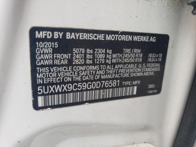 Photo 11 VIN: 5UXWX9C59G0D76581 - BMW X3 XDRIVE2 