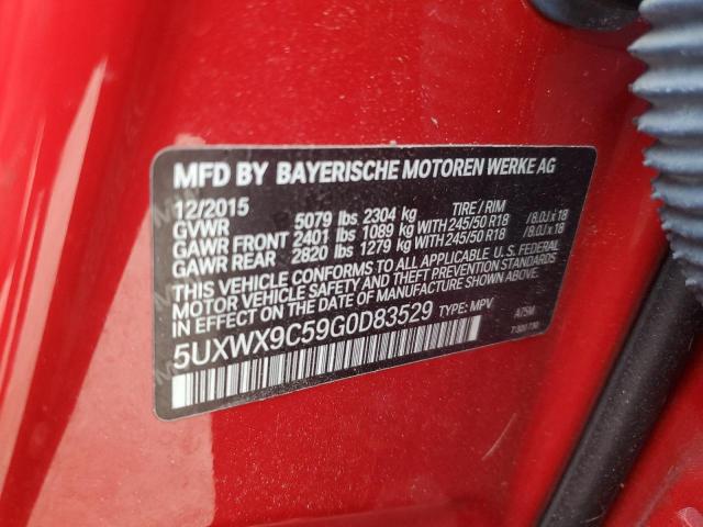 Photo 12 VIN: 5UXWX9C59G0D83529 - BMW X3 XDRIVE2 