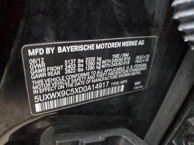 Photo 12 VIN: 5UXWX9C5XD0A14917 - BMW X3 XDRIVE2 