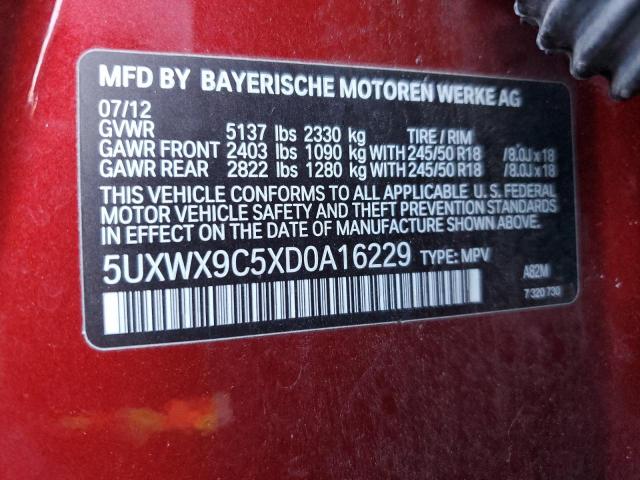 Photo 9 VIN: 5UXWX9C5XD0A16229 - BMW X3 XDRIVE2 