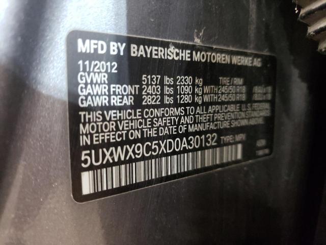 Photo 9 VIN: 5UXWX9C5XD0A30132 - BMW X3 XDRIVE2 