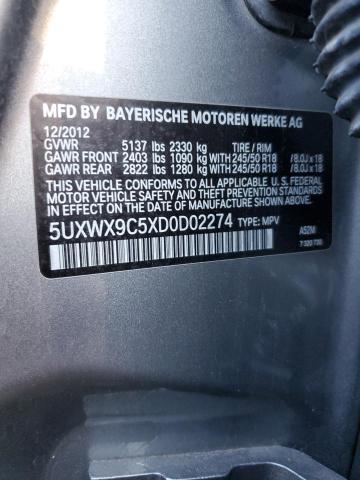 Photo 12 VIN: 5UXWX9C5XD0D02274 - BMW X3 XDRIVE2 