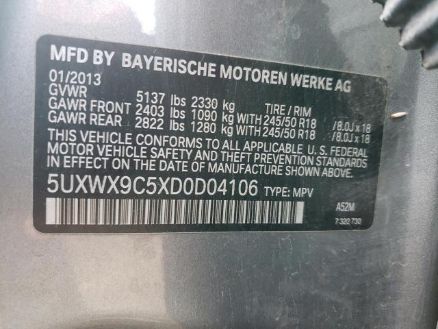 Photo 12 VIN: 5UXWX9C5XD0D04106 - BMW X3 XDRIVE2 