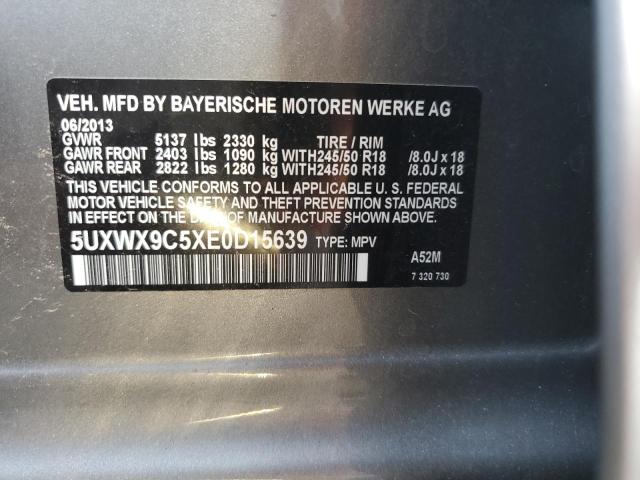 Photo 12 VIN: 5UXWX9C5XE0D15639 - BMW X3 XDRIVE2 