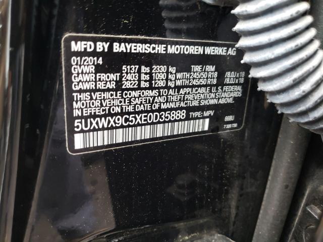 Photo 9 VIN: 5UXWX9C5XE0D35888 - BMW X3 