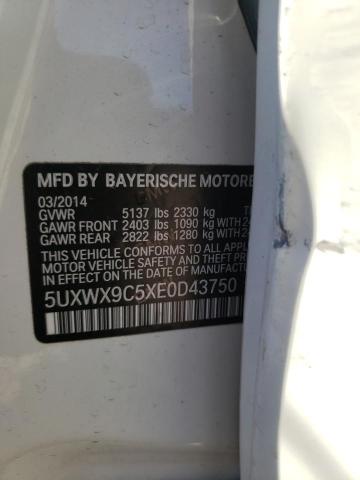 Photo 9 VIN: 5UXWX9C5XE0D43750 - BMW X3 XDRIVE2 