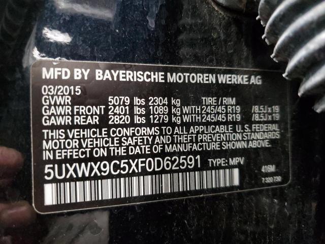 Photo 12 VIN: 5UXWX9C5XF0D62591 - BMW X3 XDRIVE2 