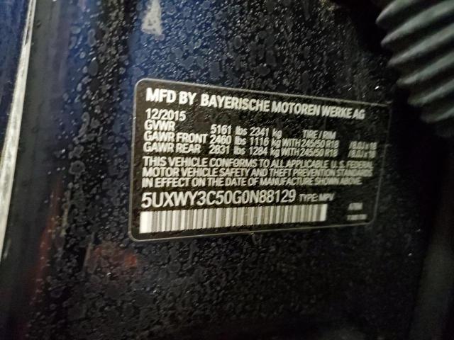 Photo 11 VIN: 5UXWY3C50G0N88129 - BMW X3 