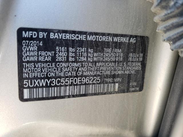 Photo 11 VIN: 5UXWY3C55F0E96225 - BMW X3 