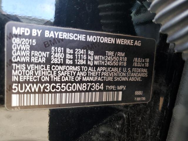 Photo 11 VIN: 5UXWY3C55G0N87364 - BMW X3 