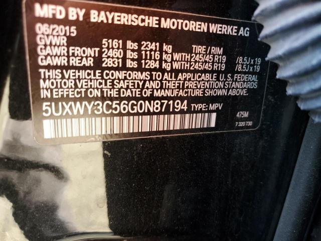 Photo 11 VIN: 5UXWY3C56G0N87194 - BMW X3 XDRIVE2 