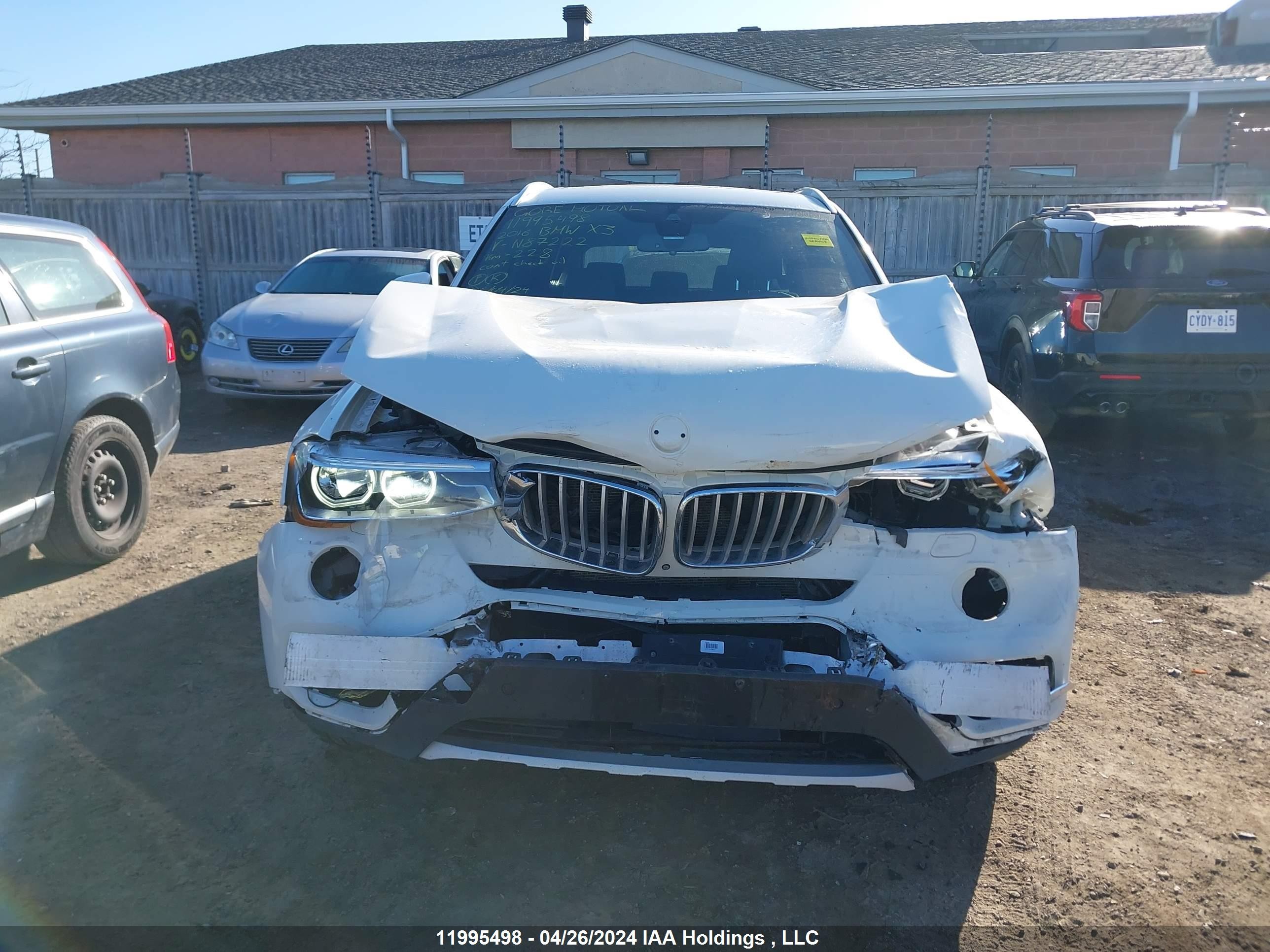 Photo 12 VIN: 5UXWY3C57G0N87222 - BMW X3 