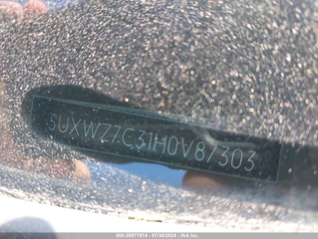 Photo 8 VIN: 5UXWZ7C31H0V87303 - BMW X3 