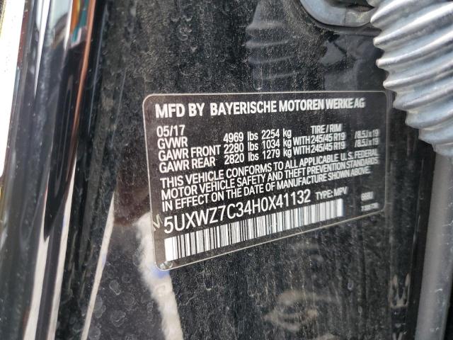 Photo 13 VIN: 5UXWZ7C34H0X41132 - BMW X3 