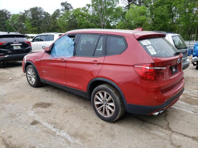 Photo 1 VIN: 5UXWZ7C57H0U45720 - BMW X3 SDRIVE2 