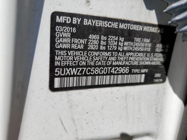 Photo 11 VIN: 5UXWZ7C58G0T42966 - BMW X3 SDRIVE2 