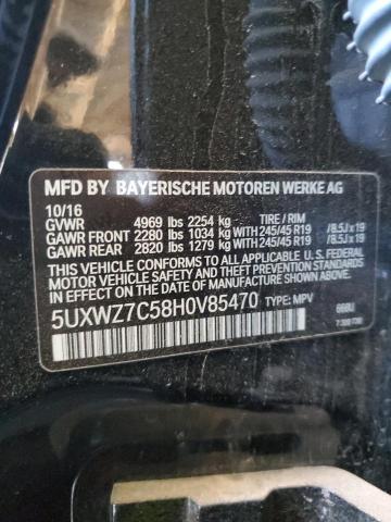 Photo 11 VIN: 5UXWZ7C58H0V85470 - BMW X3 SDRIVE2 