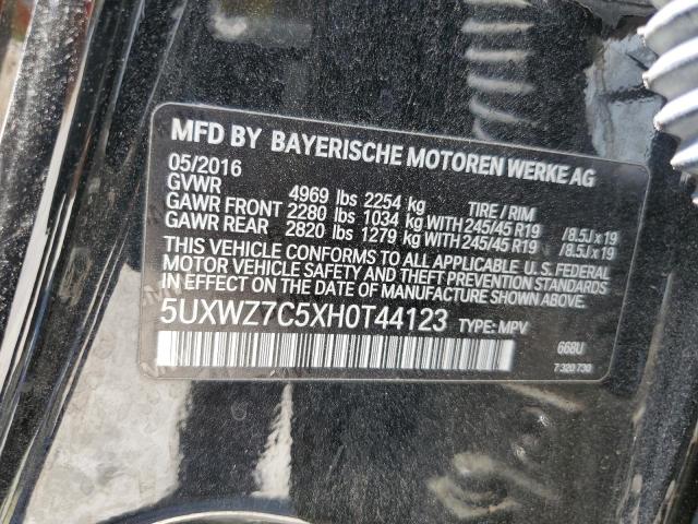 Photo 9 VIN: 5UXWZ7C5XH0T44123 - BMW X3 SDRIVE2 