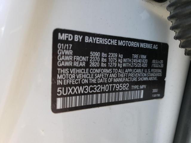 Photo 13 VIN: 5UXXW3C32H0T79582 - BMW X4 XDRIVE2 