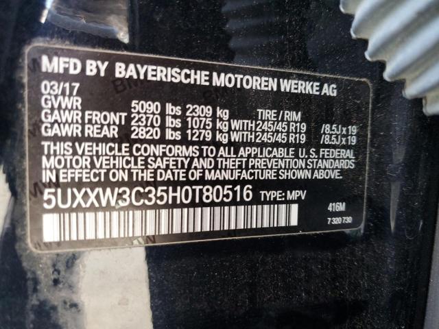 Photo 12 VIN: 5UXXW3C35H0T80516 - BMW X4 